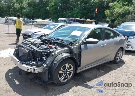 2017 Honda Civic Lx from USA, damaged, VIN 19XFC2F56HE228278